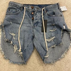 Free people jeans shorts